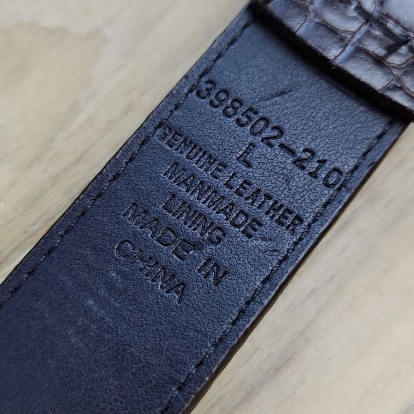 ?️Vintage Brighton Brown Genuine Leather Belt Large